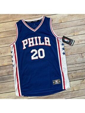 NBA fanatics Philadelphia Jersey Fulton 20 Youth Size Medium